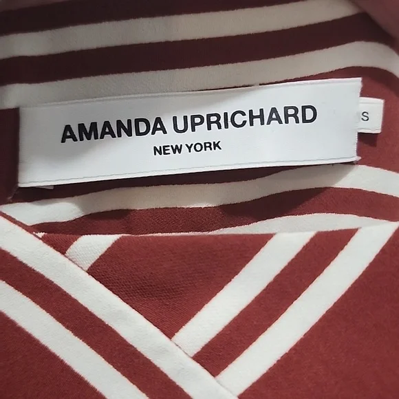 Amanda Uprichard Montague rust colored jumpsuit size S - Picture 5 of 6